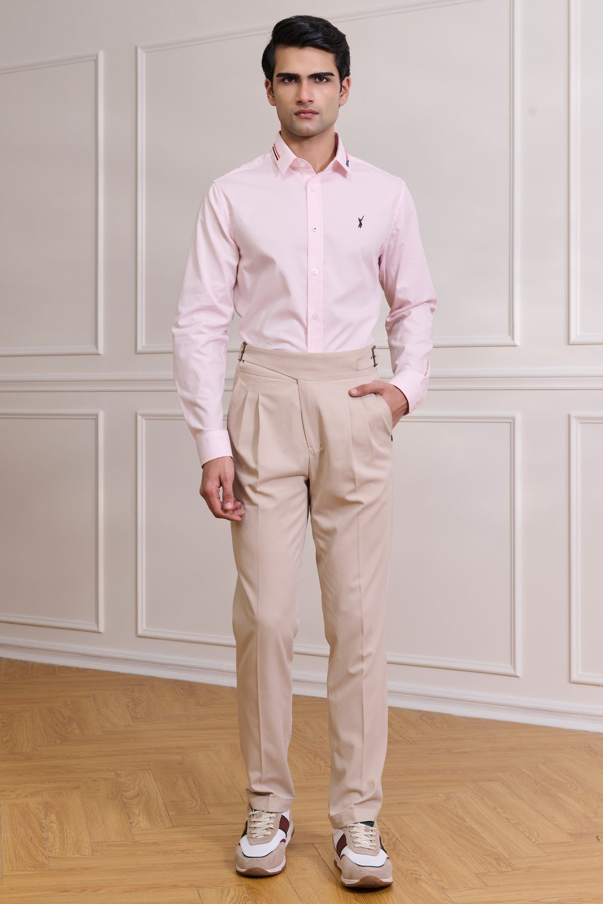 SNCC Pink Shirt with Batsman Logo