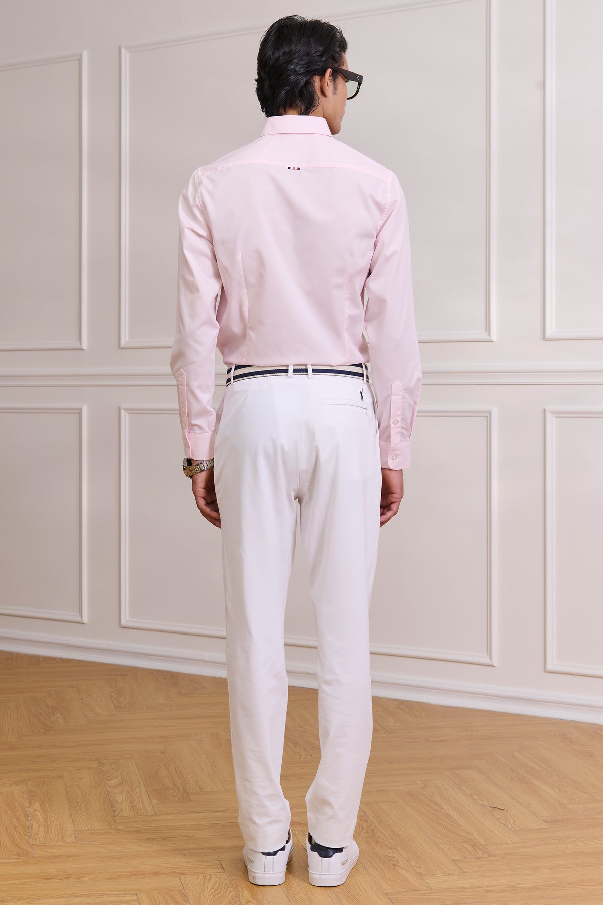 SNCC Pink Shirt with Striped Pocket