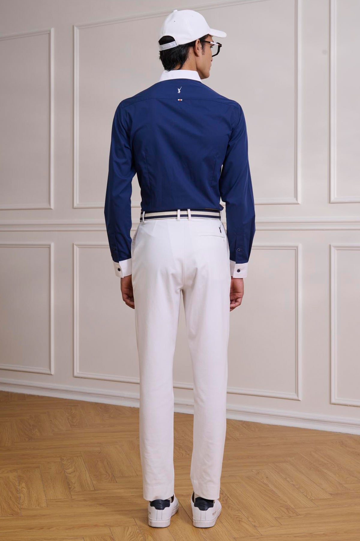 SNCC Navy Colour Block Shirt
