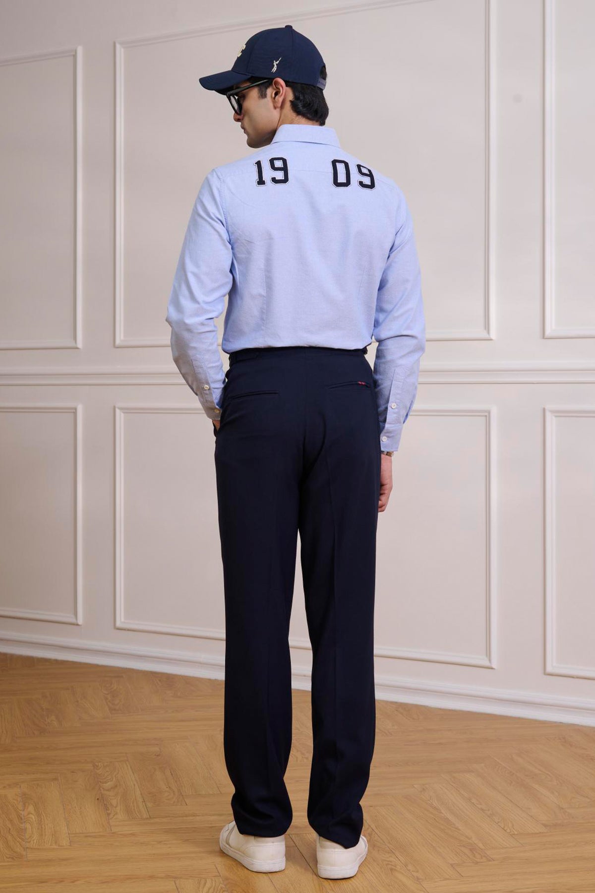 SNCC Blue Diagonal Colour Block Shirt