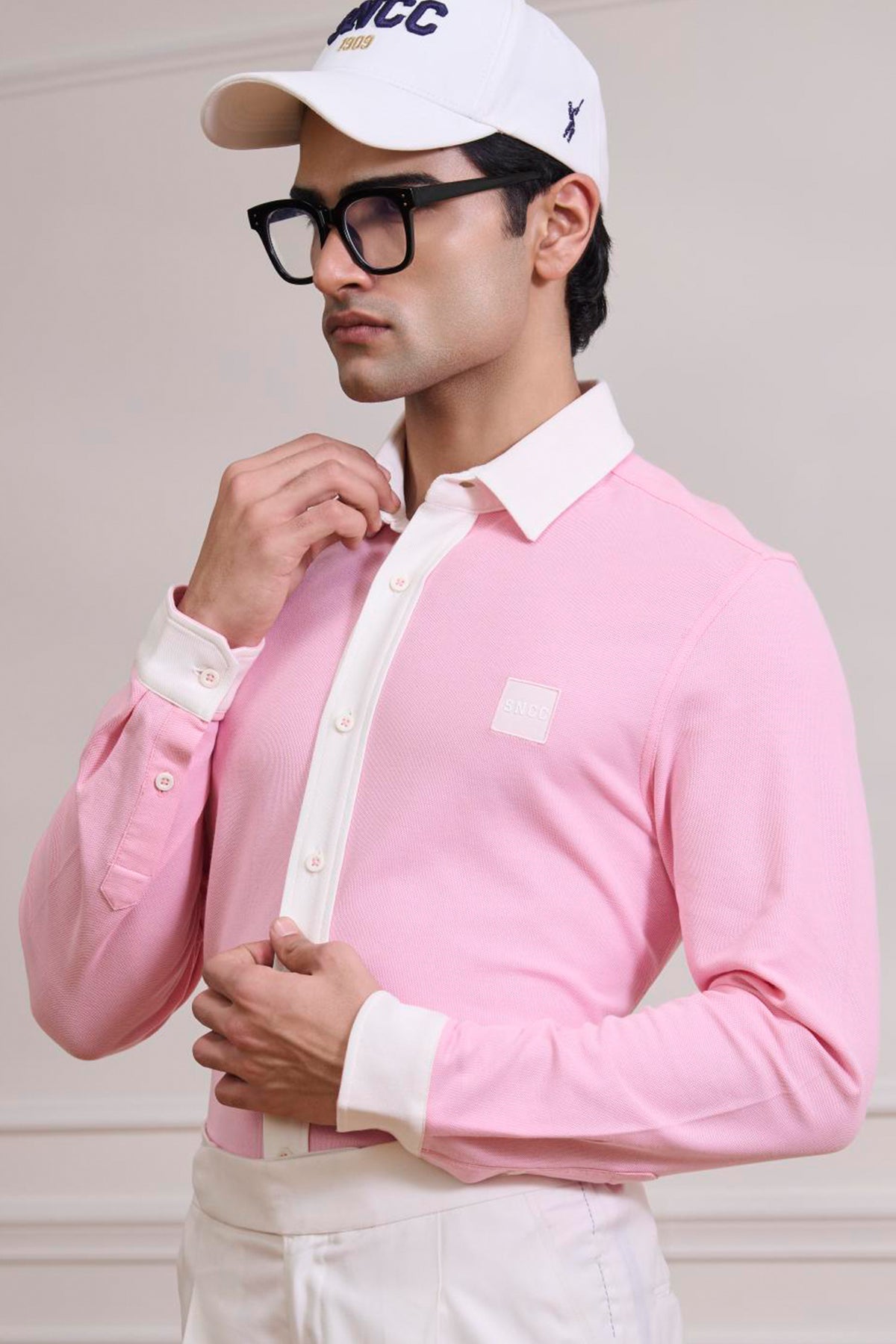SNCC Pink Crested Shirt