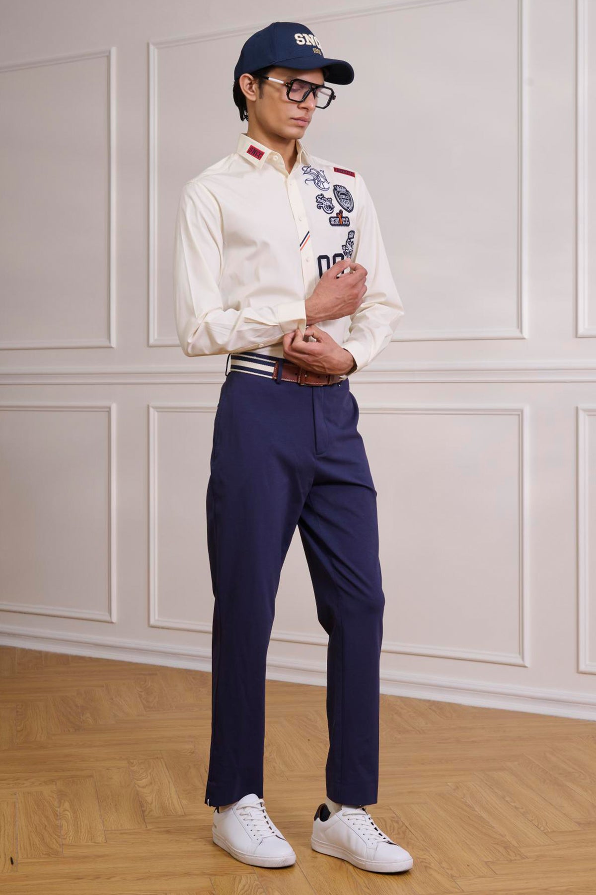 SNCC Off White Motif Shirt