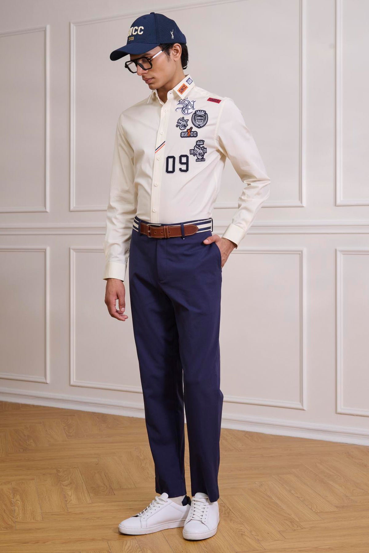 SNCC Off White Motif Shirt