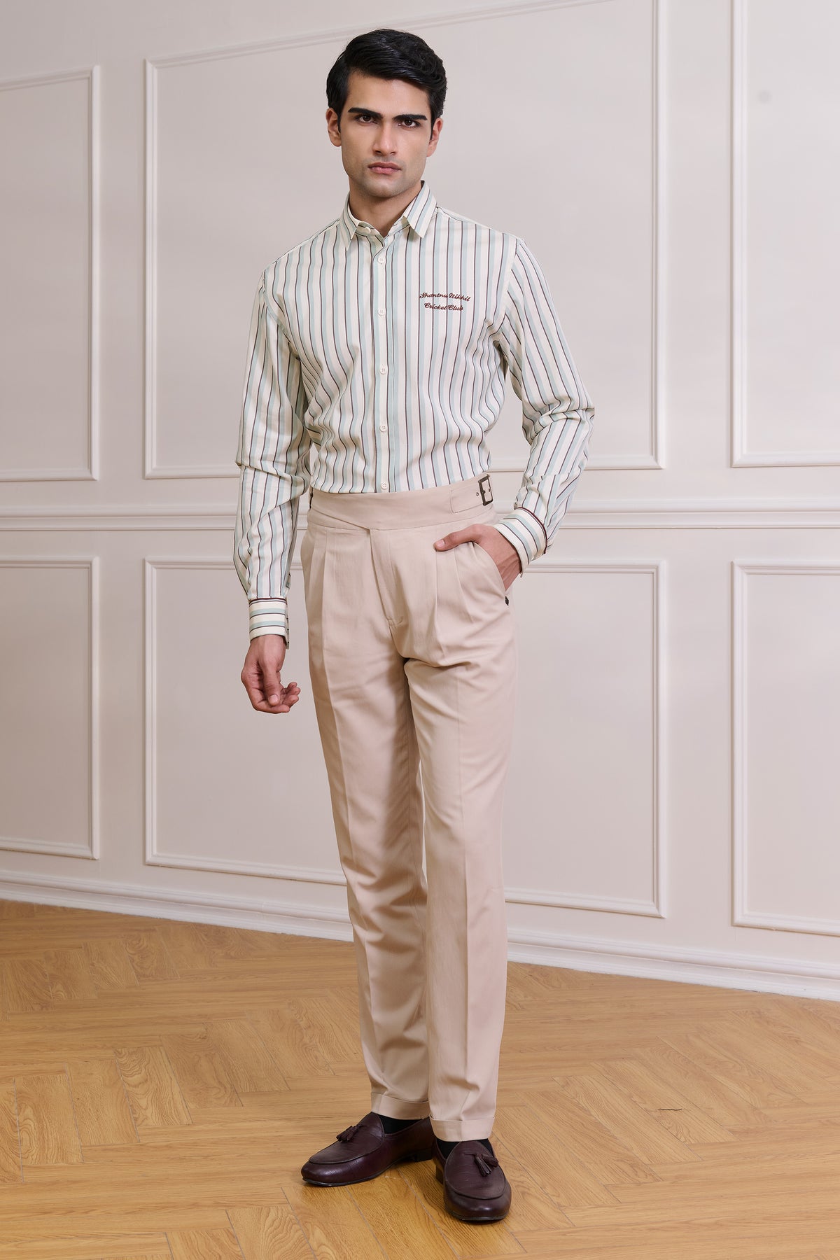 SNCC Jade Striped Shirt