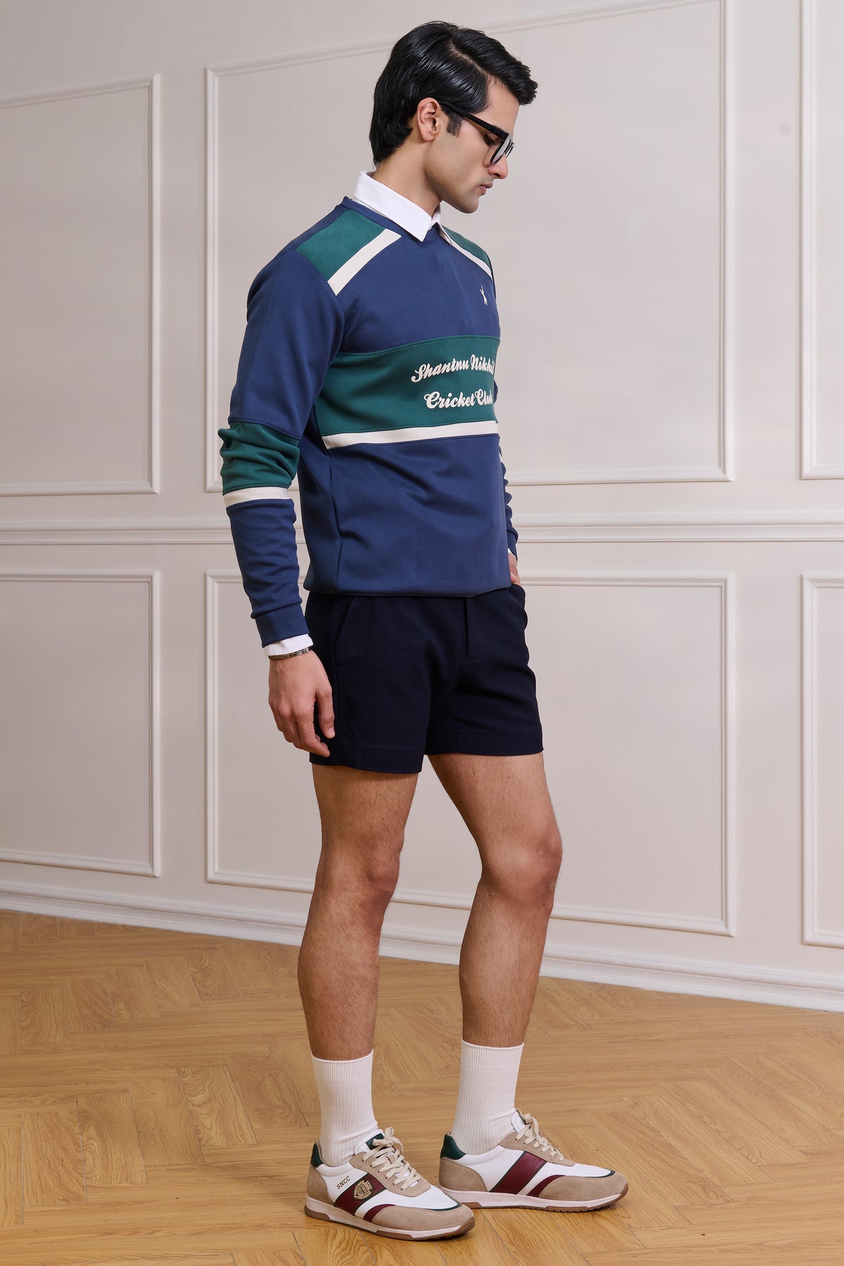 SNCC Colour-Block Stripe Sweatshirt