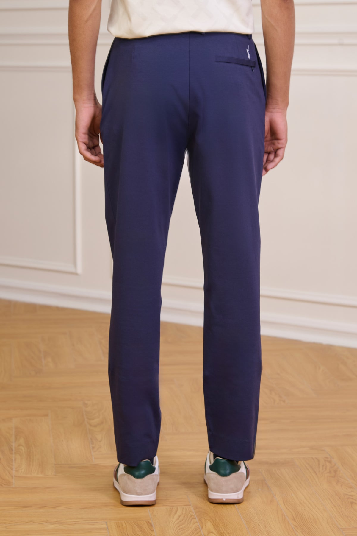 SNCC Navy Straight Leg Trousers