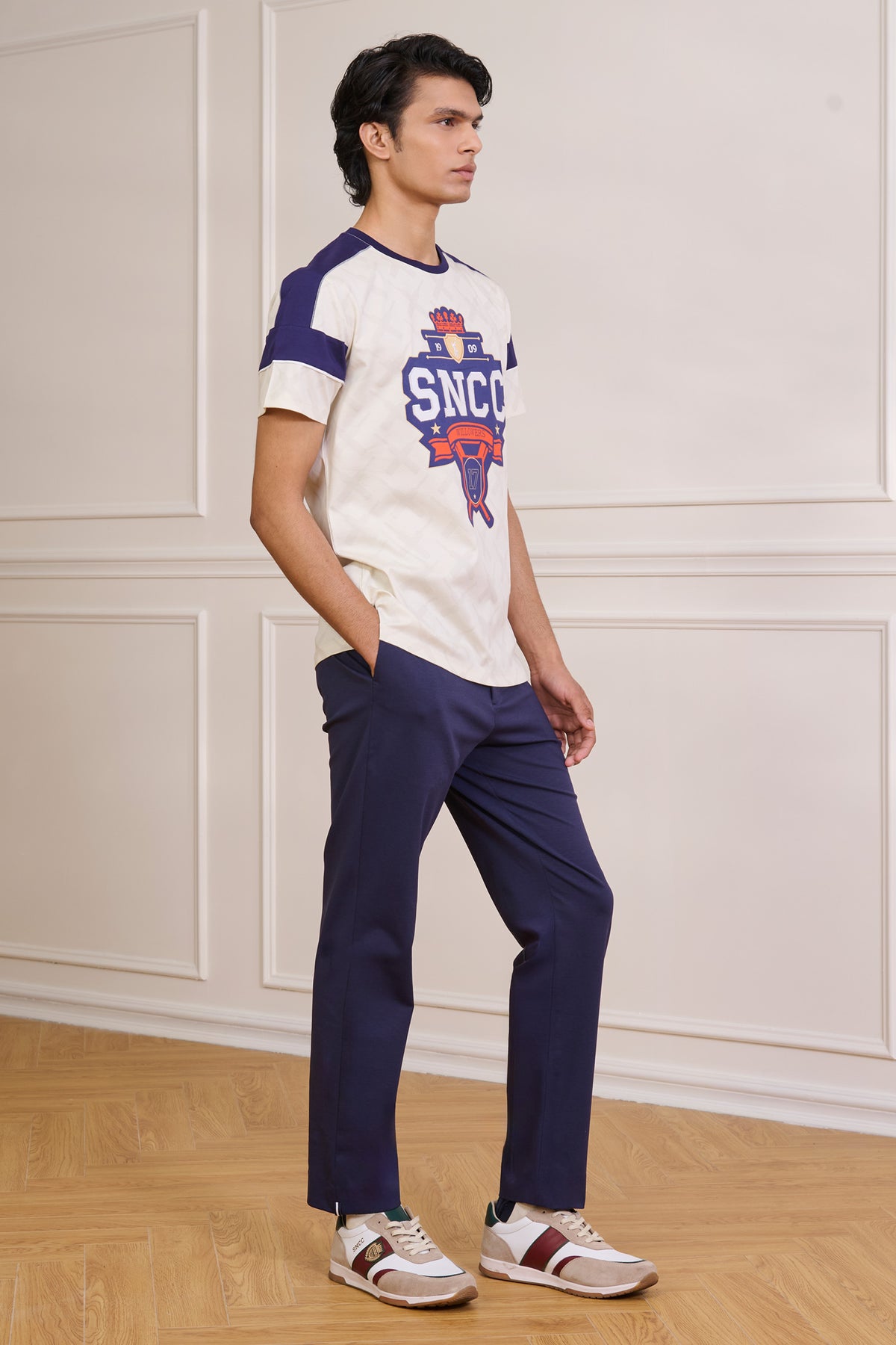 SNCC Off-White Printed T-Shirt
