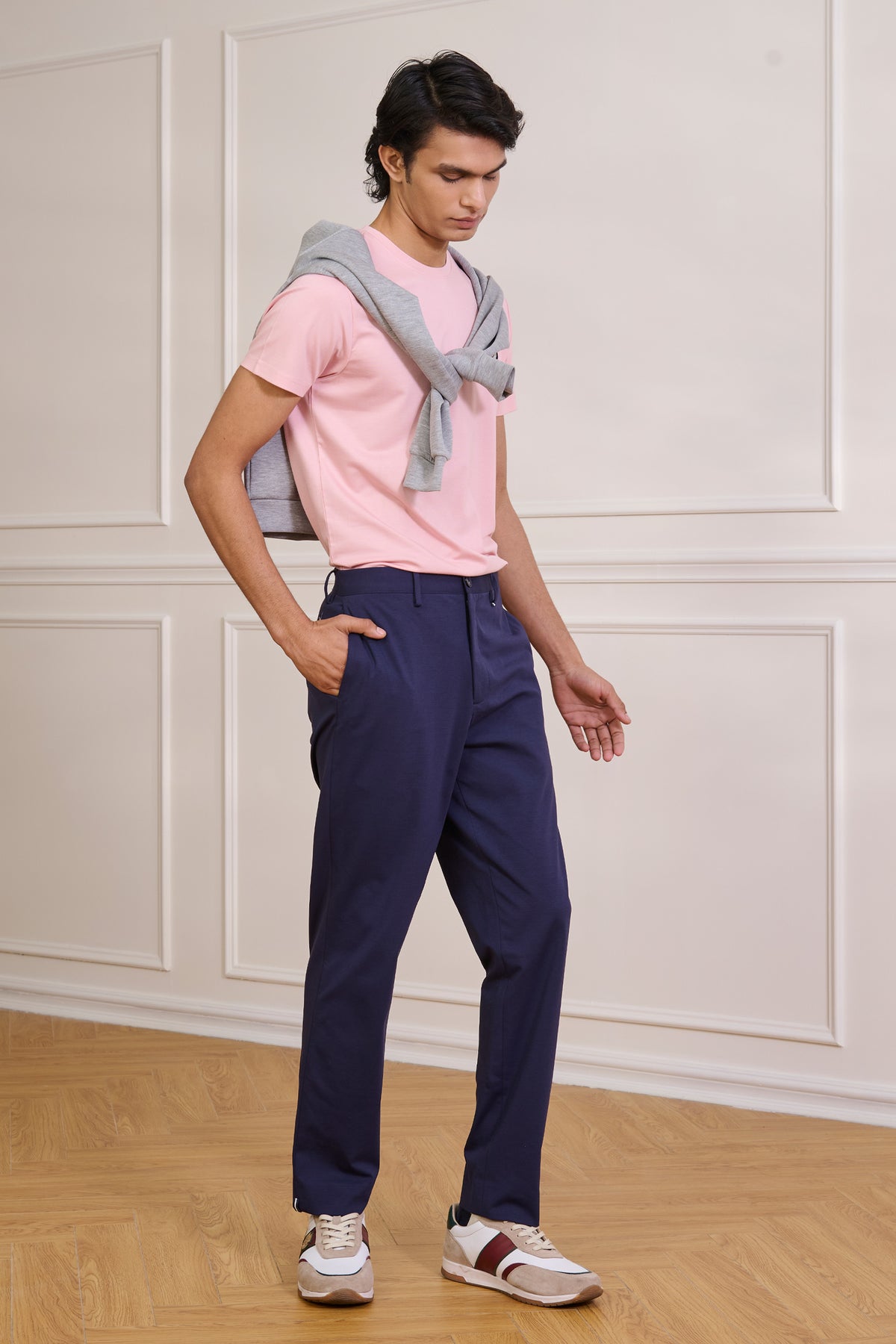 SNCC Peach Round Collar T-Shirt