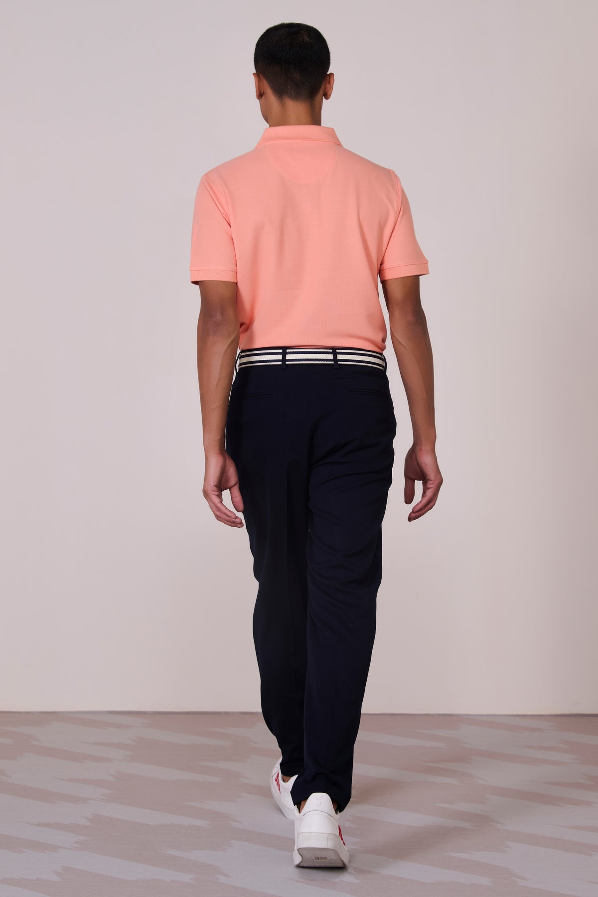 SNCC Peach Supima Pique Knit Shirt