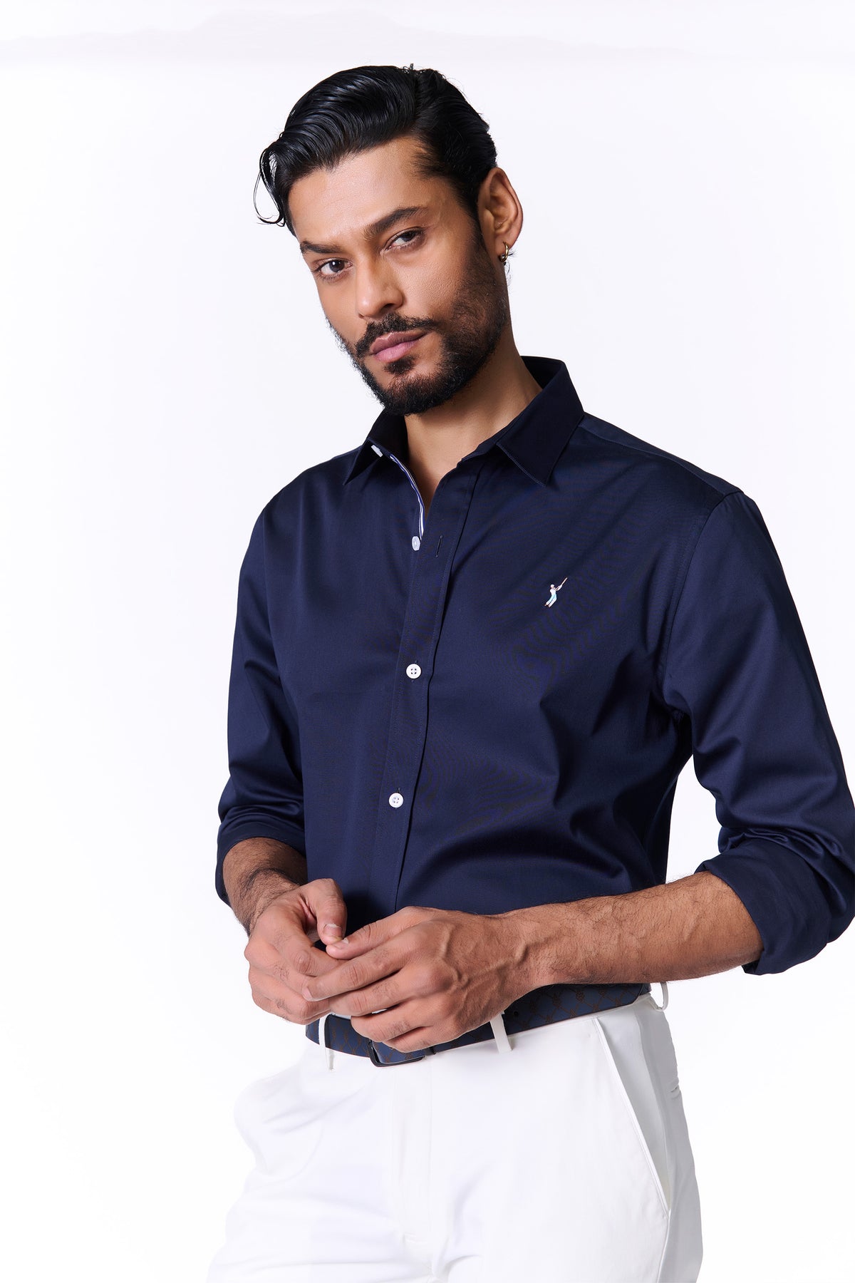 SNCC Navy Shirt with Contrasting Trim