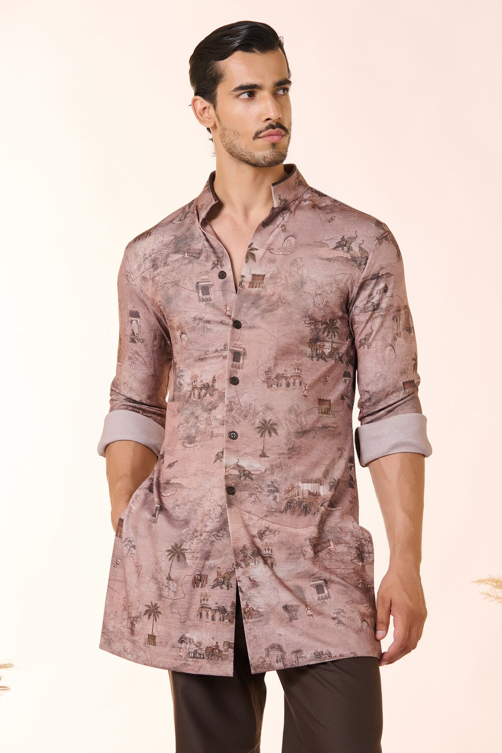 Safari Printed Shirt Kurta