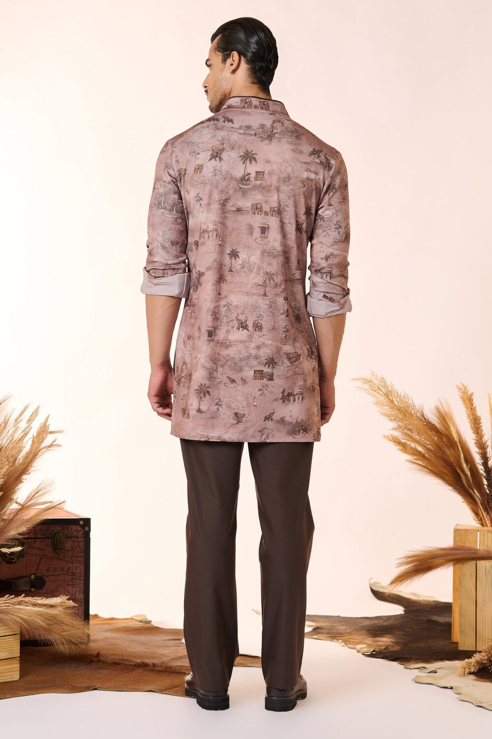Safari Printed Shirt Kurta