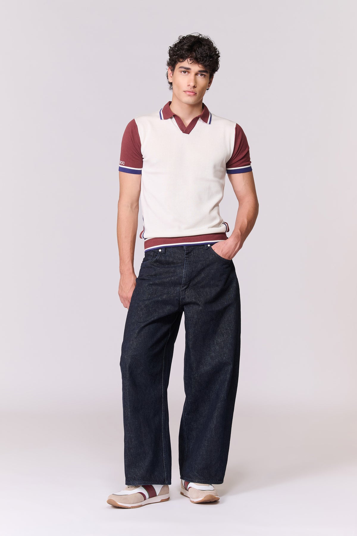 SNCC Offwhite Striped Yorker