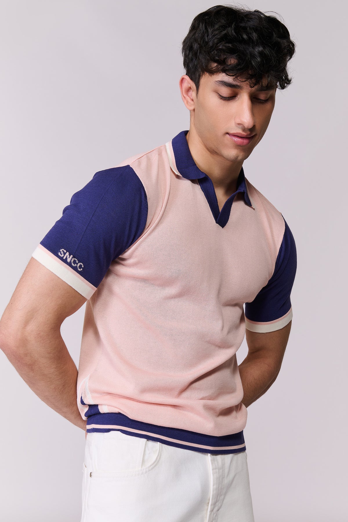 SNCC Pink Striped Yorker
