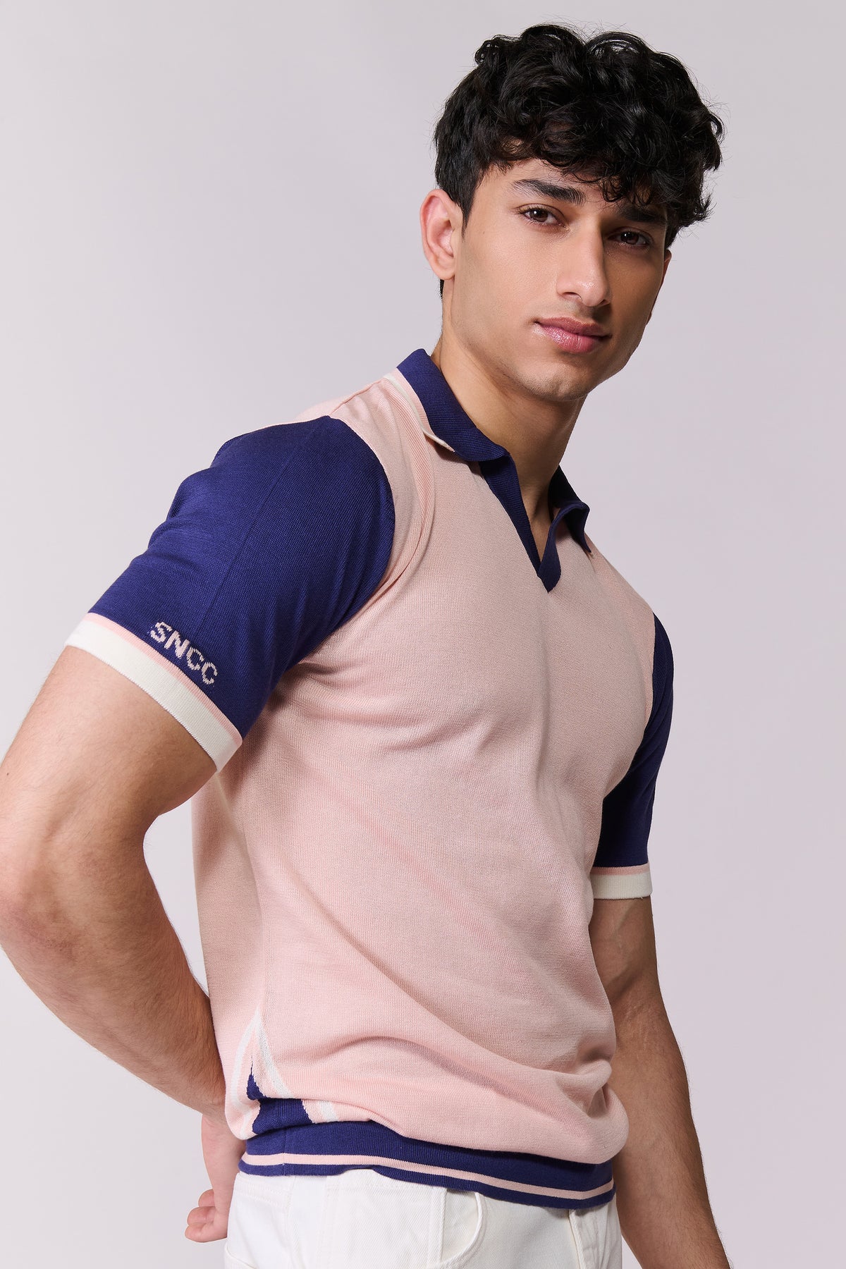 SNCC Pink Striped Yorker