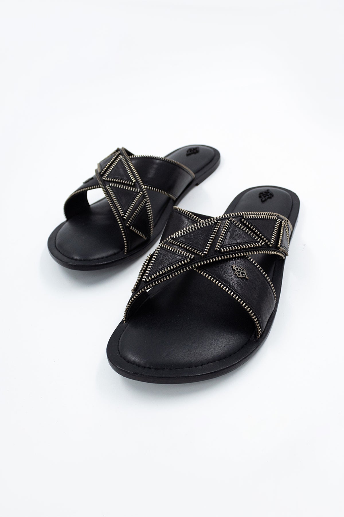 Black Leather sandals