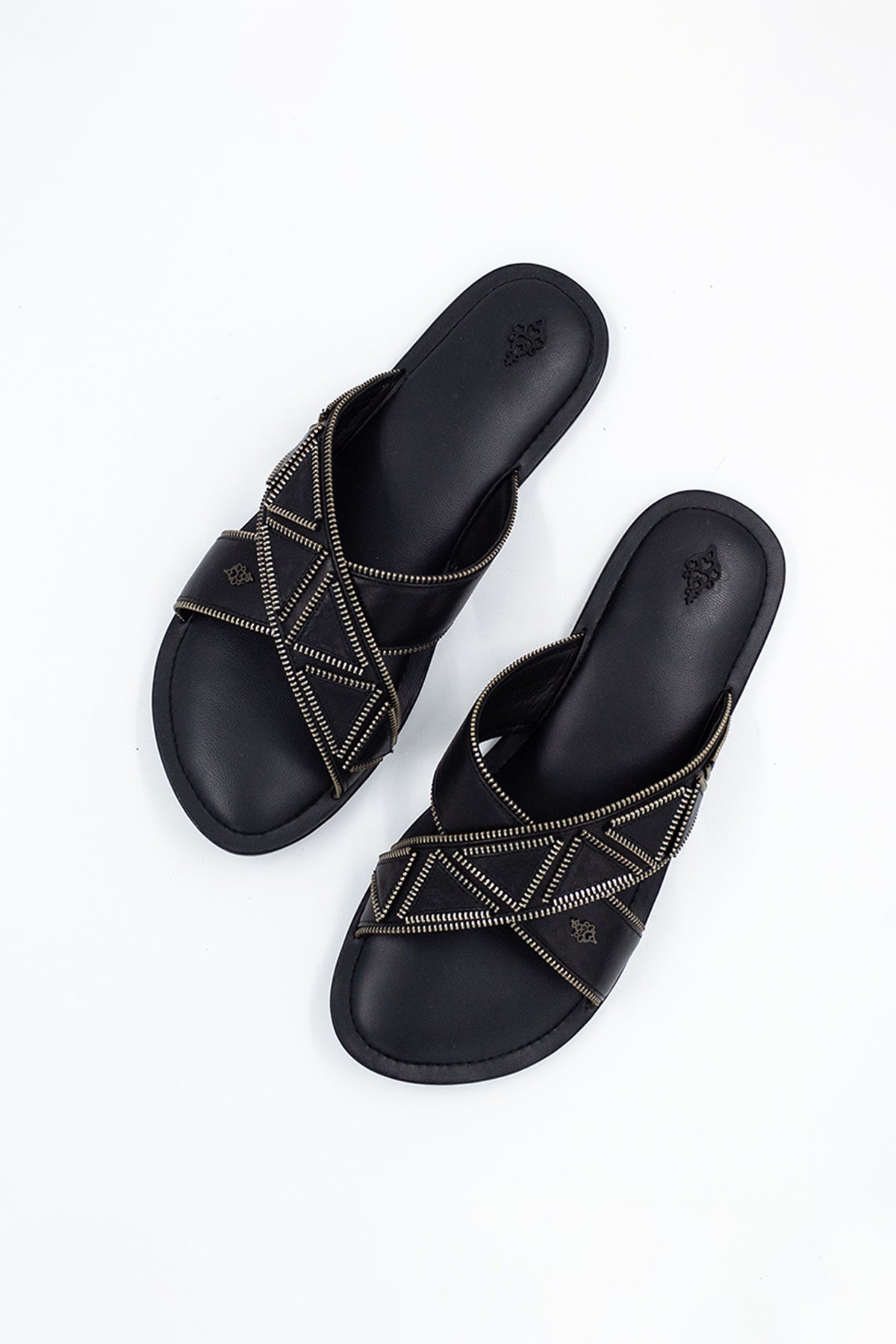Black Leather sandals