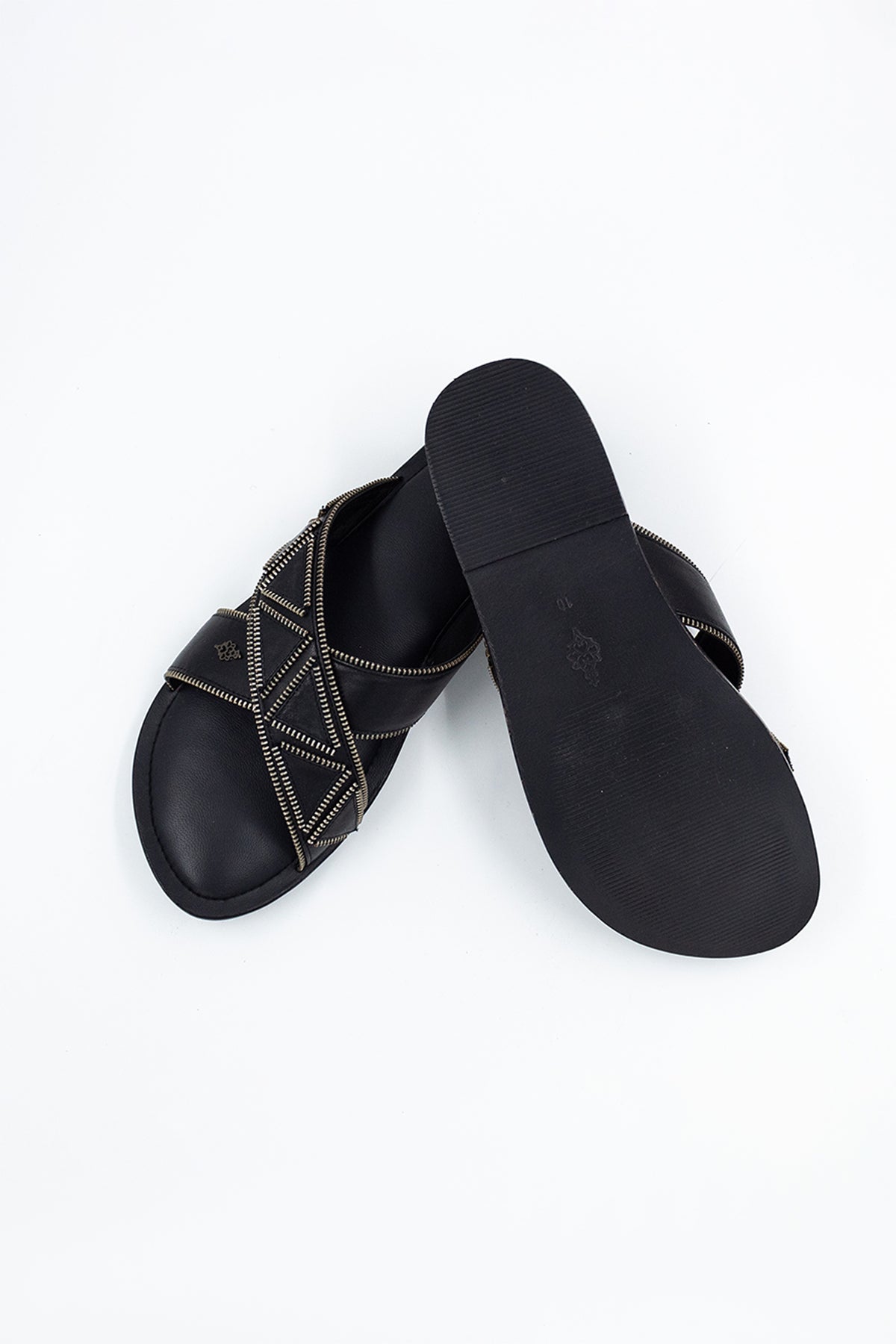 Black Leather sandals