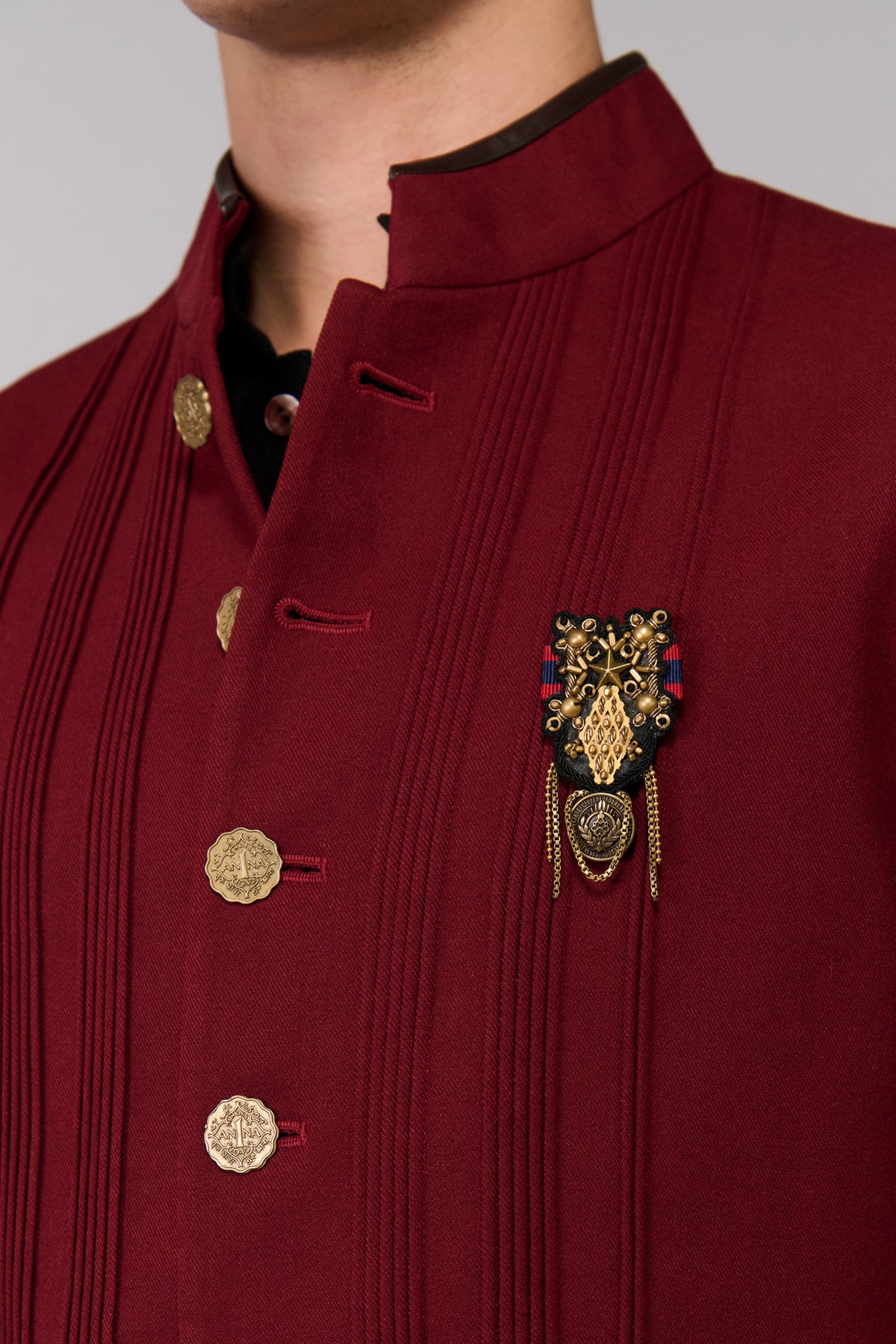 The Navy Metal Brooch