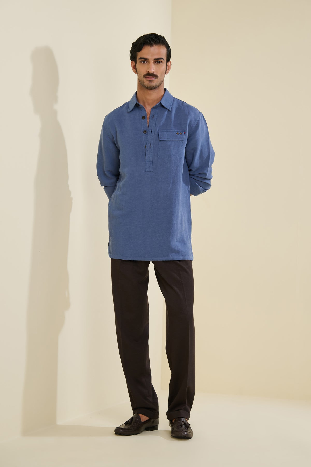 Blue Long Shirt