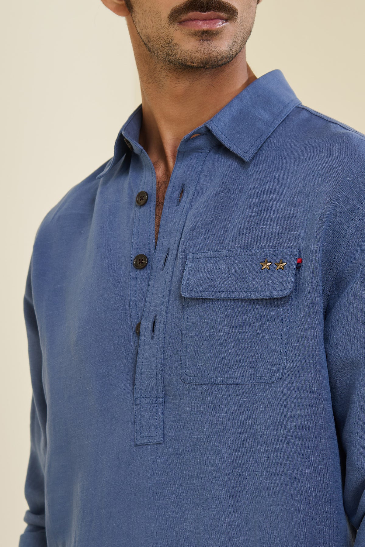 Blue Long Shirt