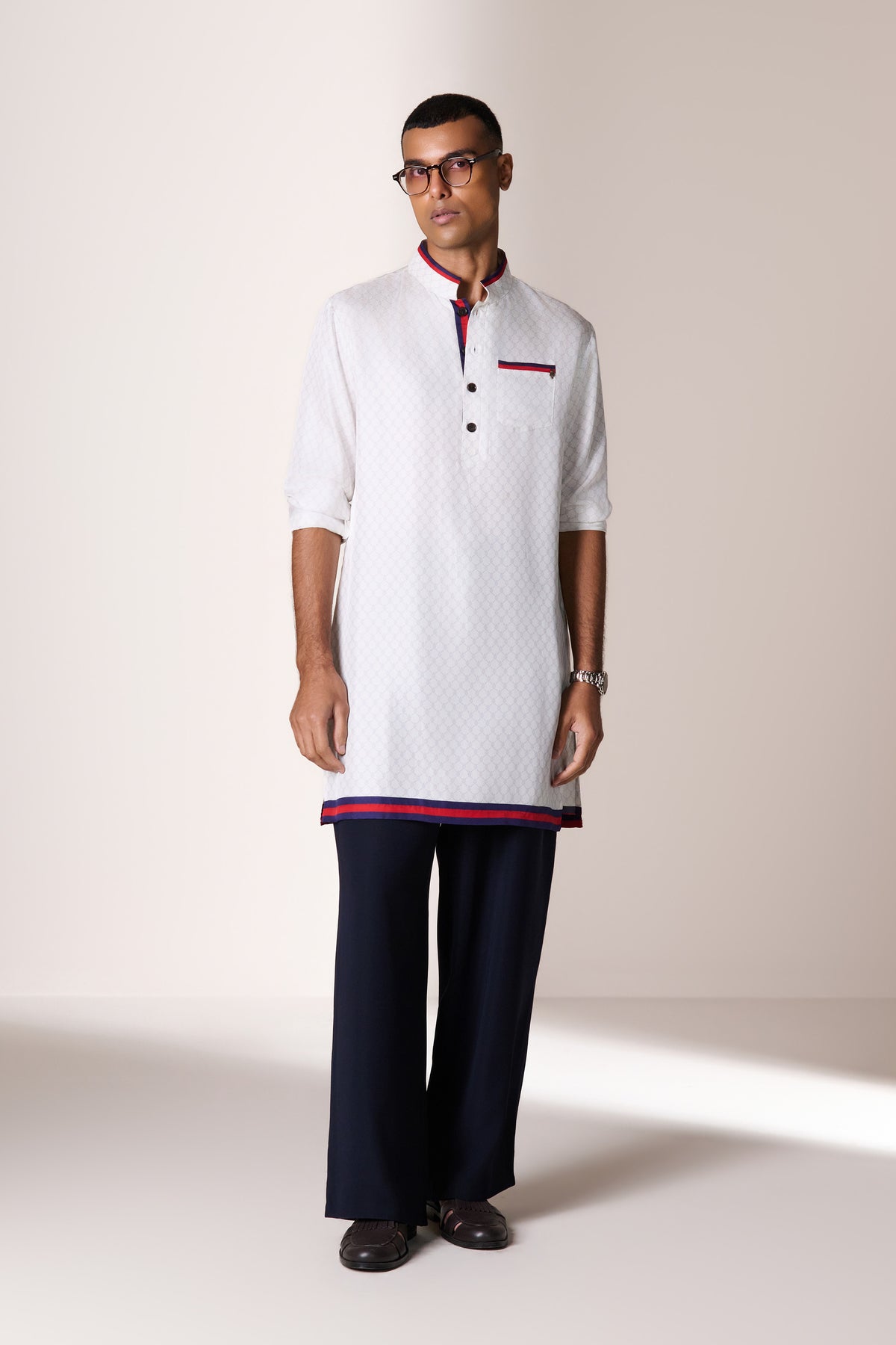 OffWhite Adamas Chain Print Kurta