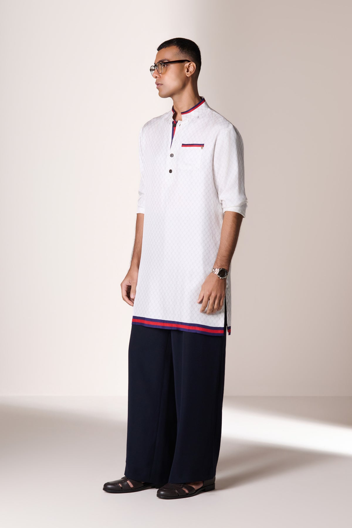 OffWhite Adamas Chain Print Kurta