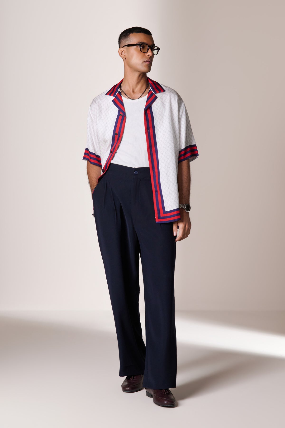Adamas Silk Resort Shirt