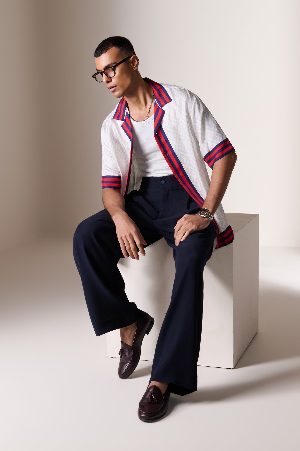 Adamas Silk Resort Shirt