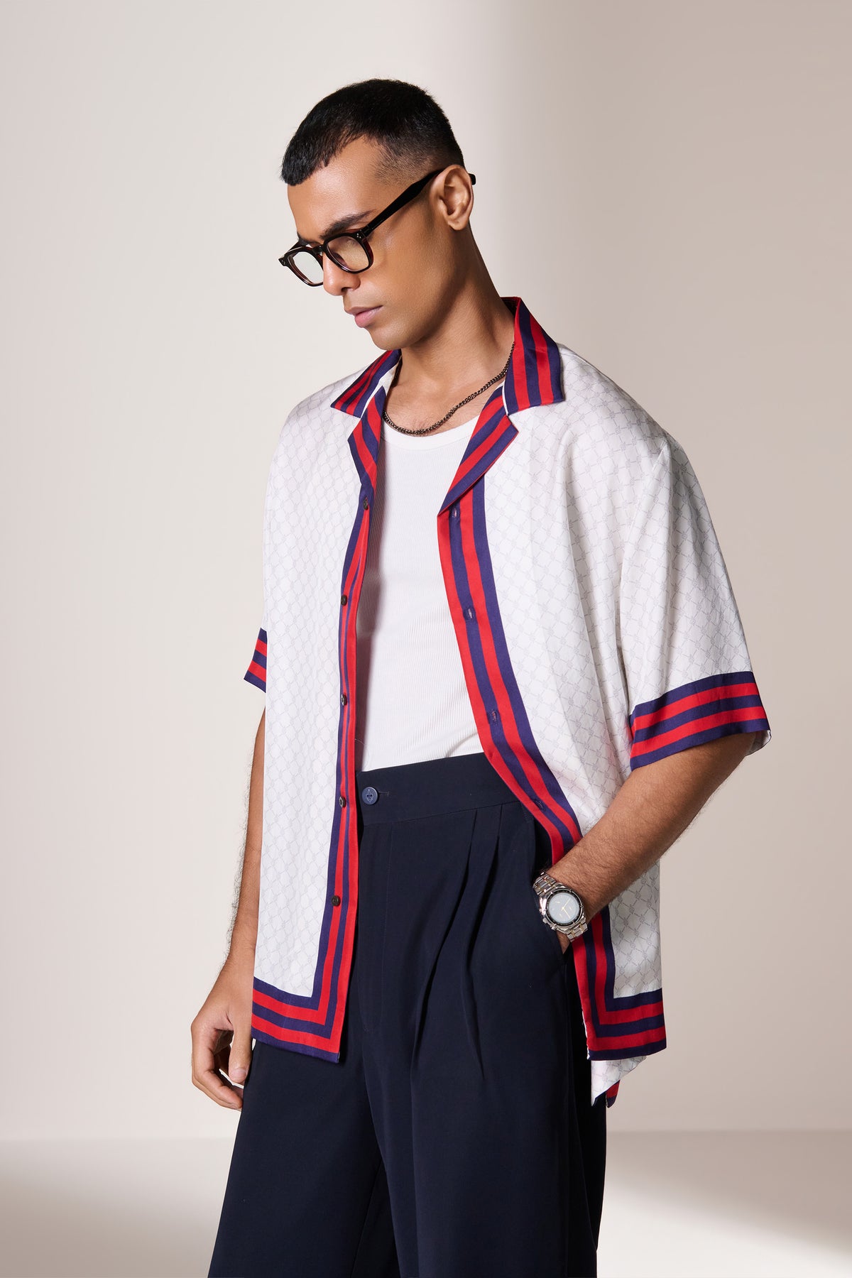 Adamas Silk Resort Shirt