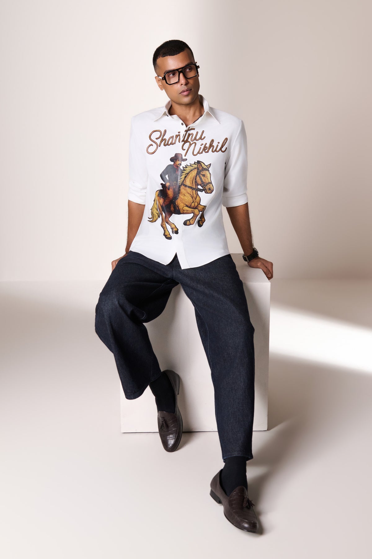 OffWhite Signature Horse Print Shirt