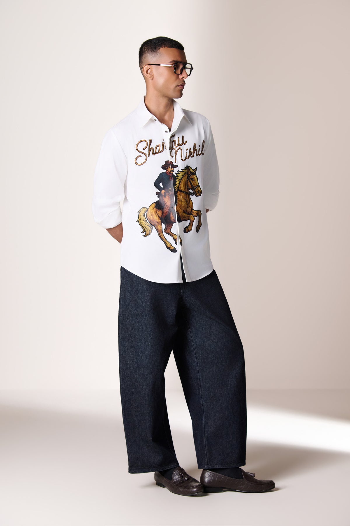 OffWhite Signature Horse Print Shirt