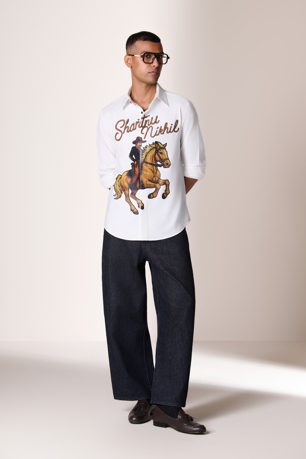OffWhite Signature Horse Print Shirt