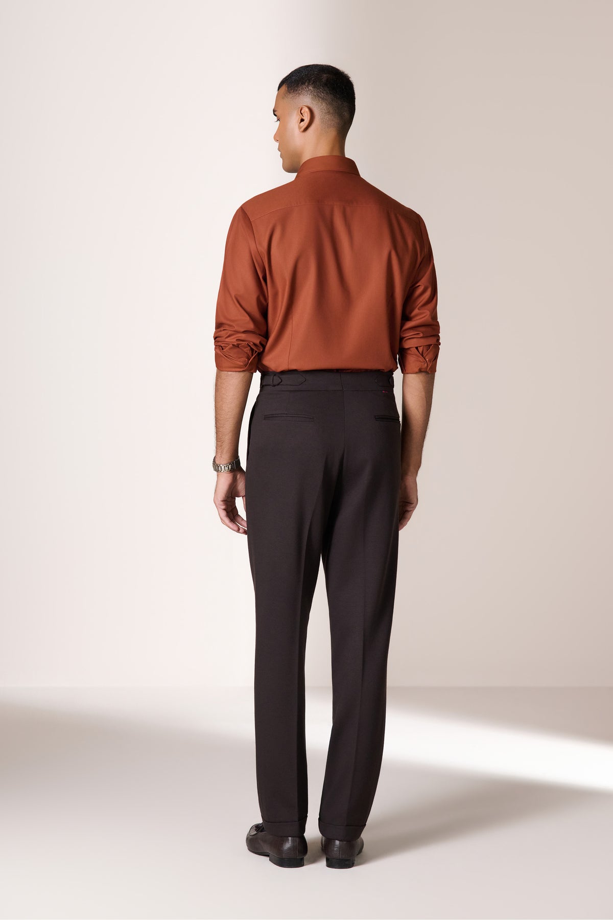 Rust Adamas Detail Shirt