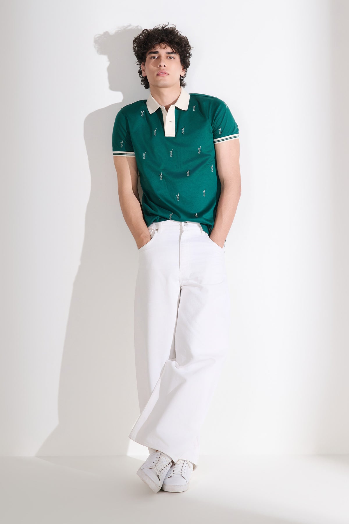 SNCC Emerald Batsman Print Polo T-Shirt