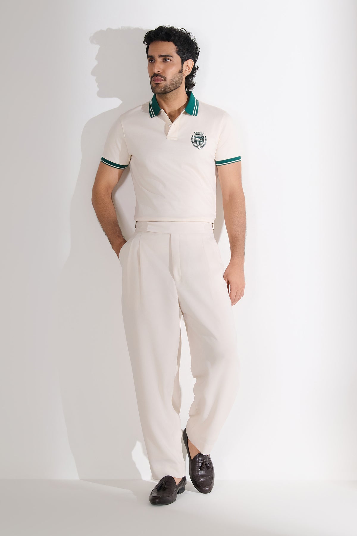 SNCC Ivory Crest Polo T-Shirt