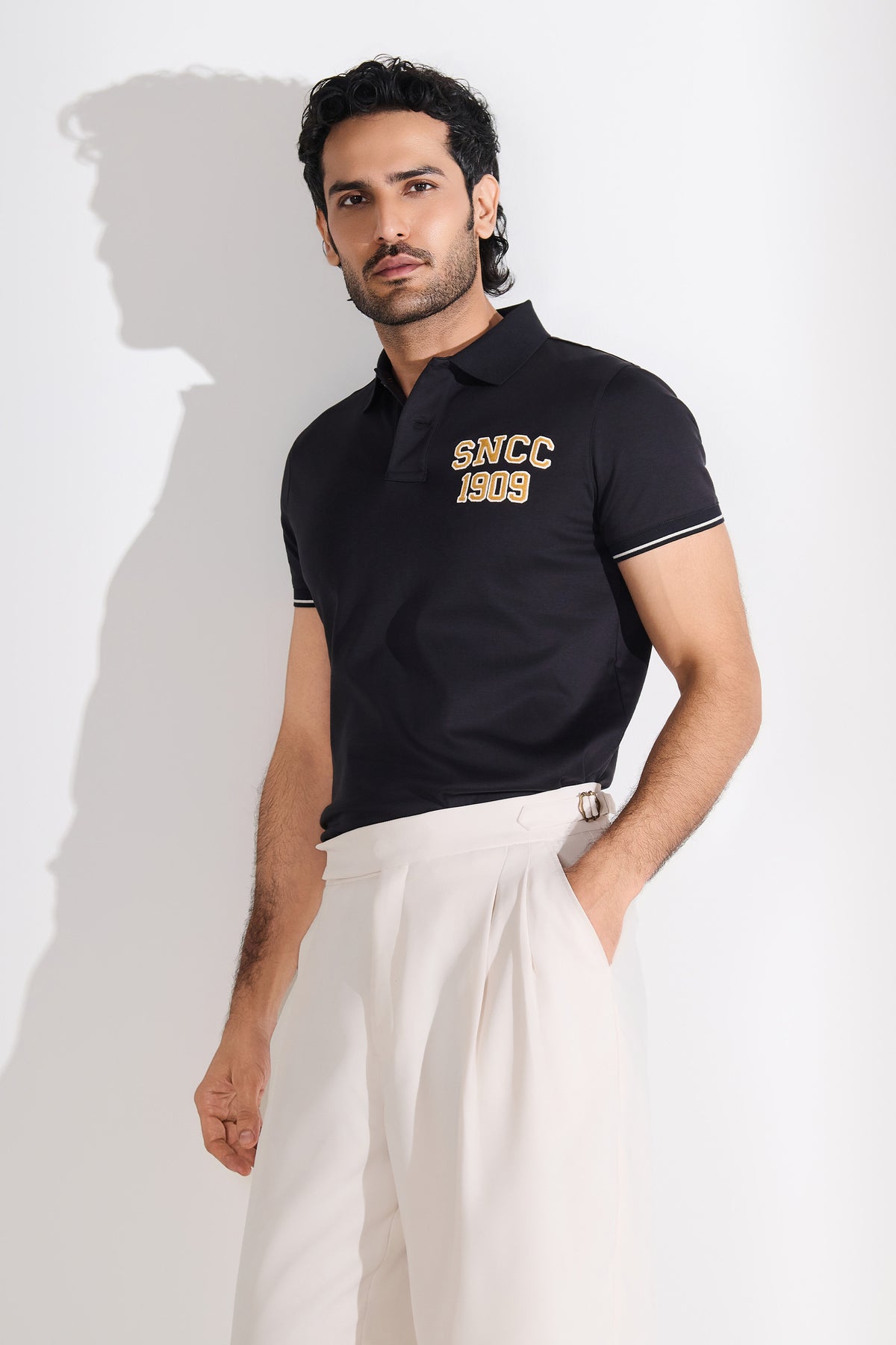 SNCC Black 1909 Graphic Polo T-Shirt