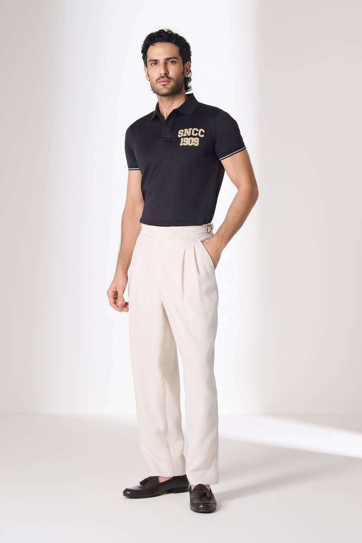 SNCC Black 1909 Graphic Polo T-Shirt