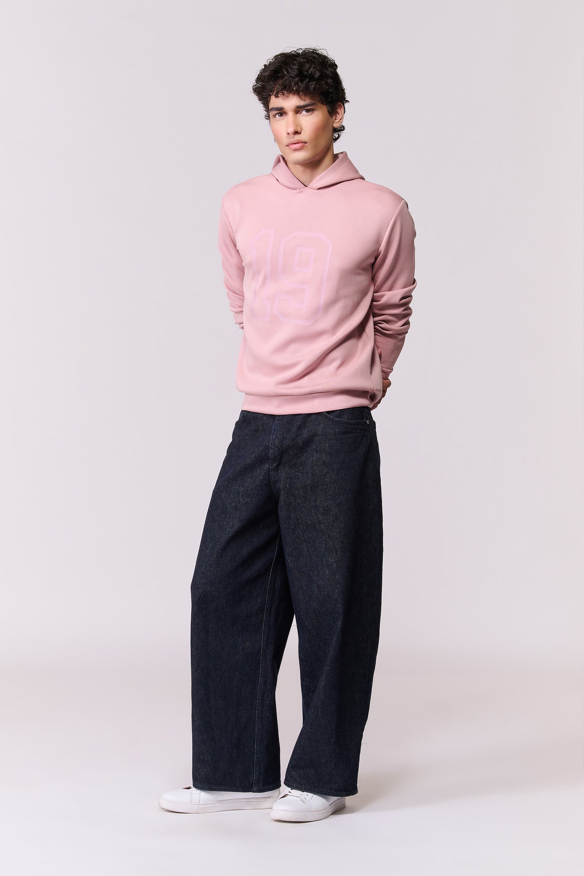 SNCC Pink Tonal Embossed Hoodie