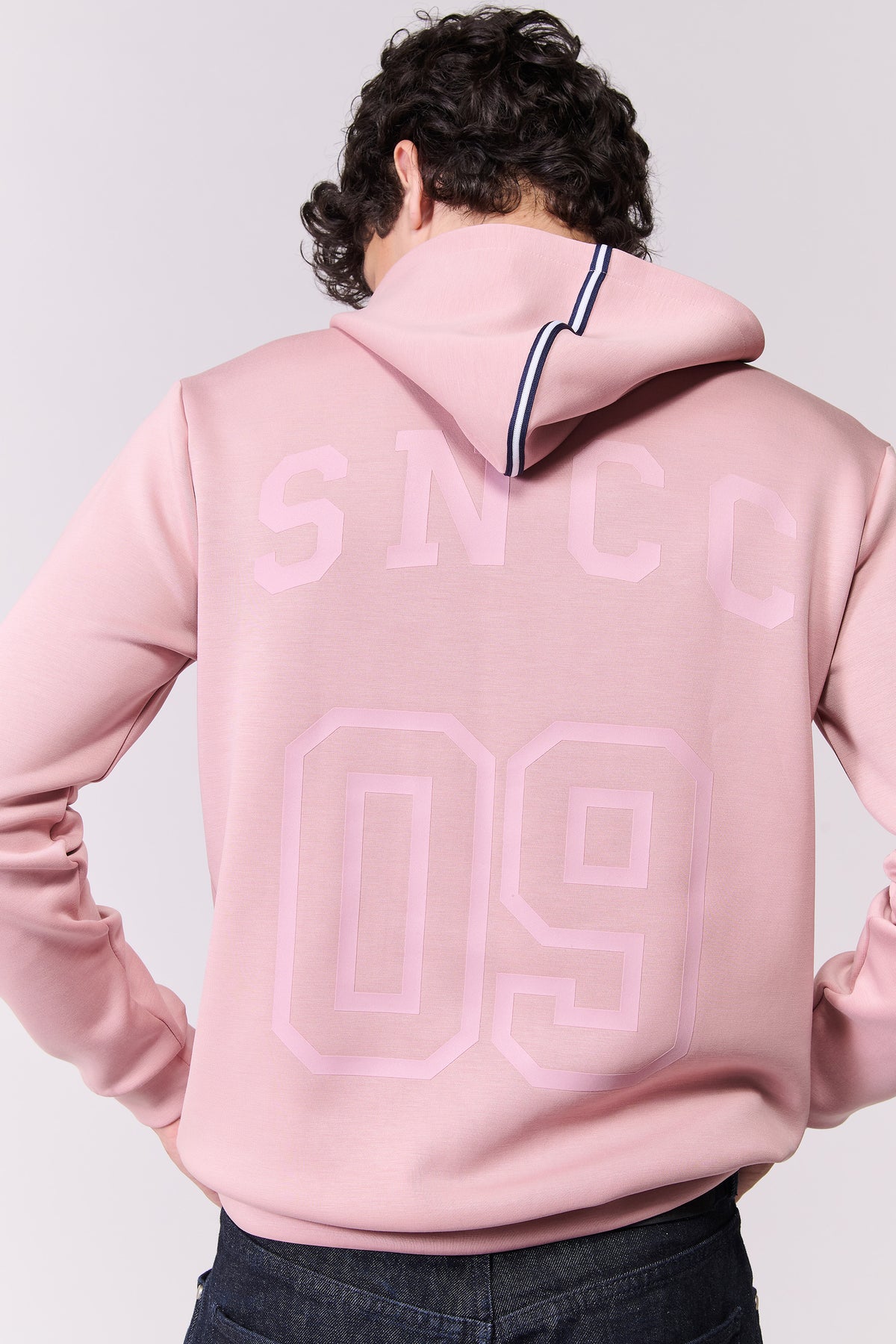 SNCC Pink Tonal Embossed Hoodie