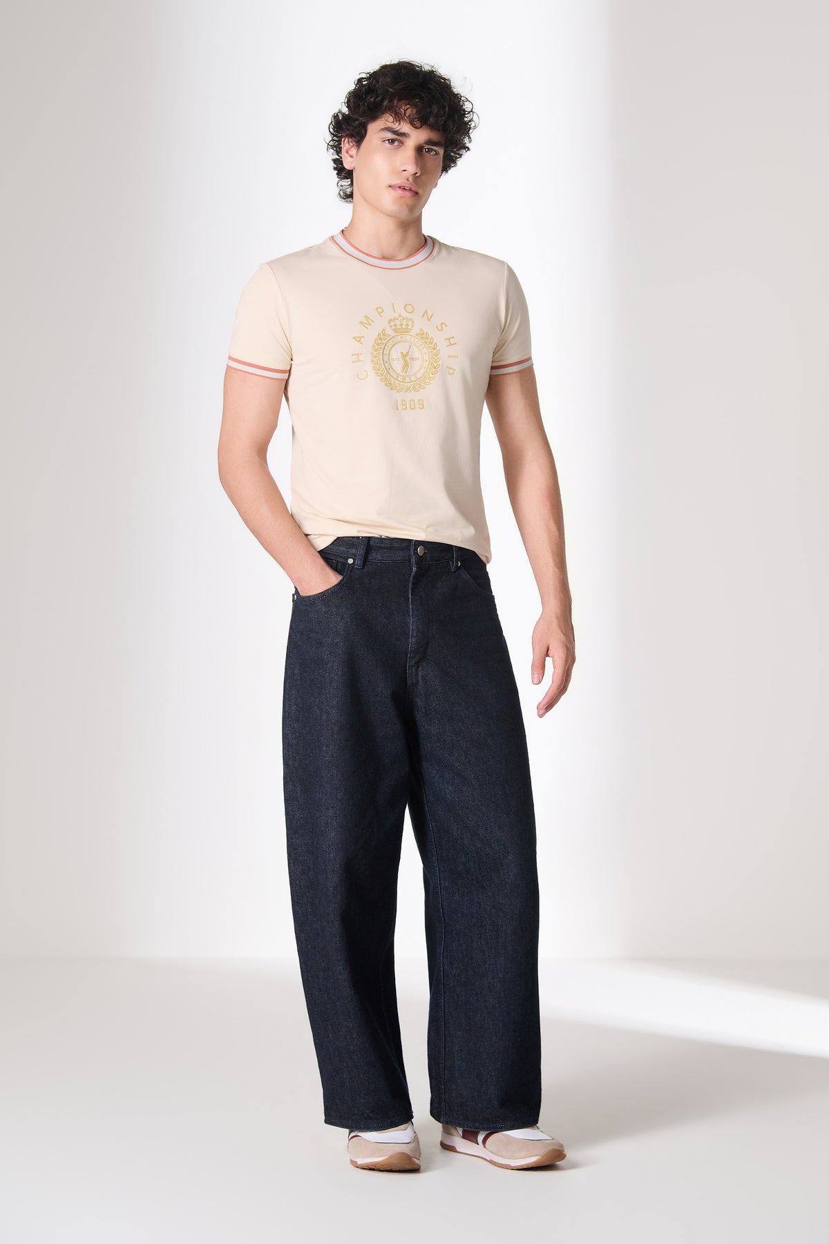 SNCC Beige Laurel Crest T-Shirt