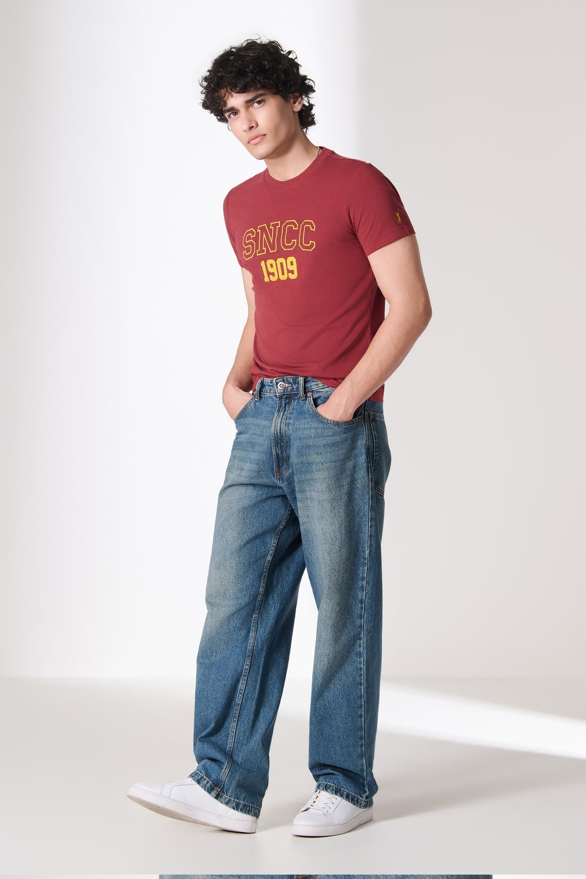 SNCC Burgundy 1909 Varsity T-Shirt