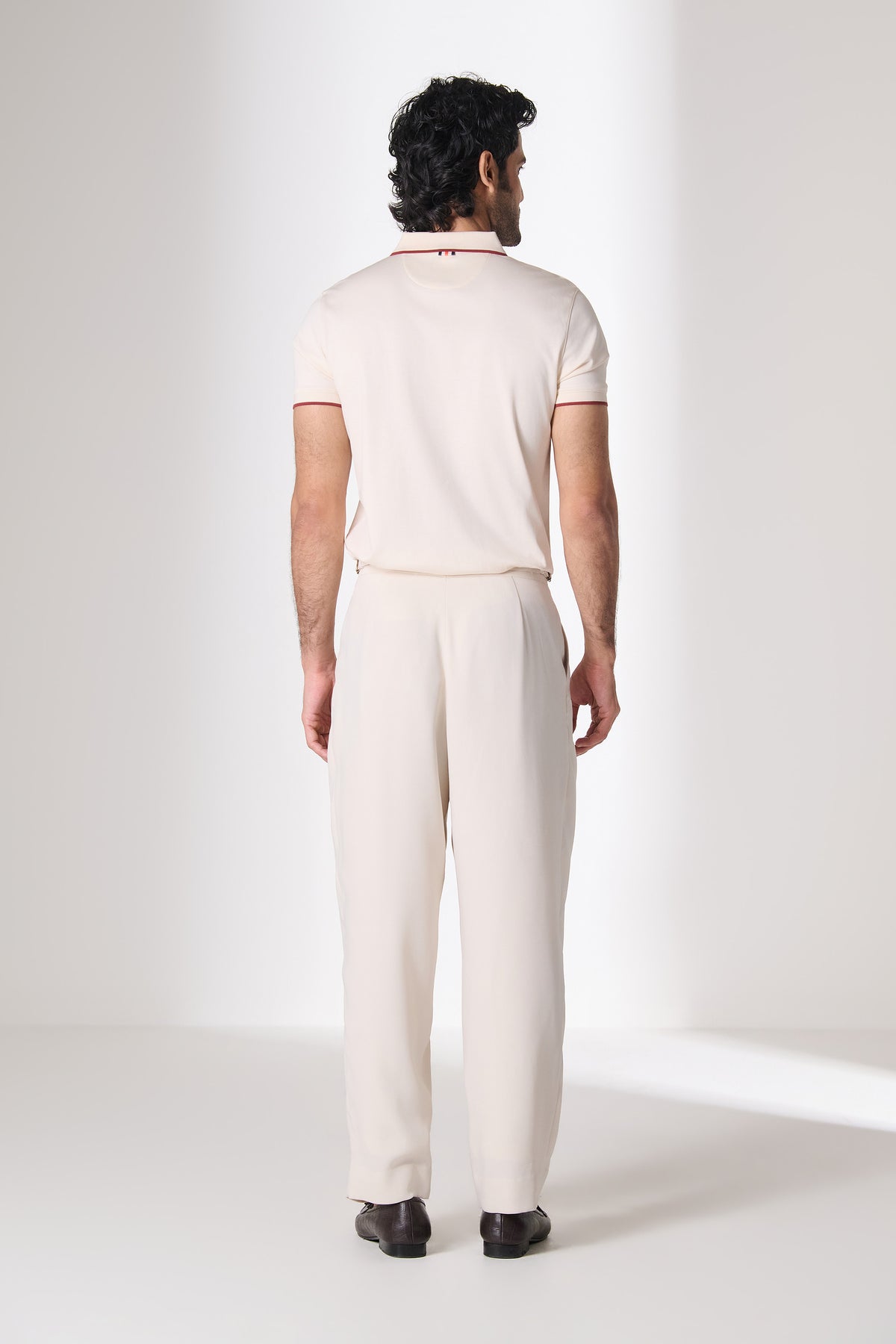 SNCC Off-White Dual Crest Polo