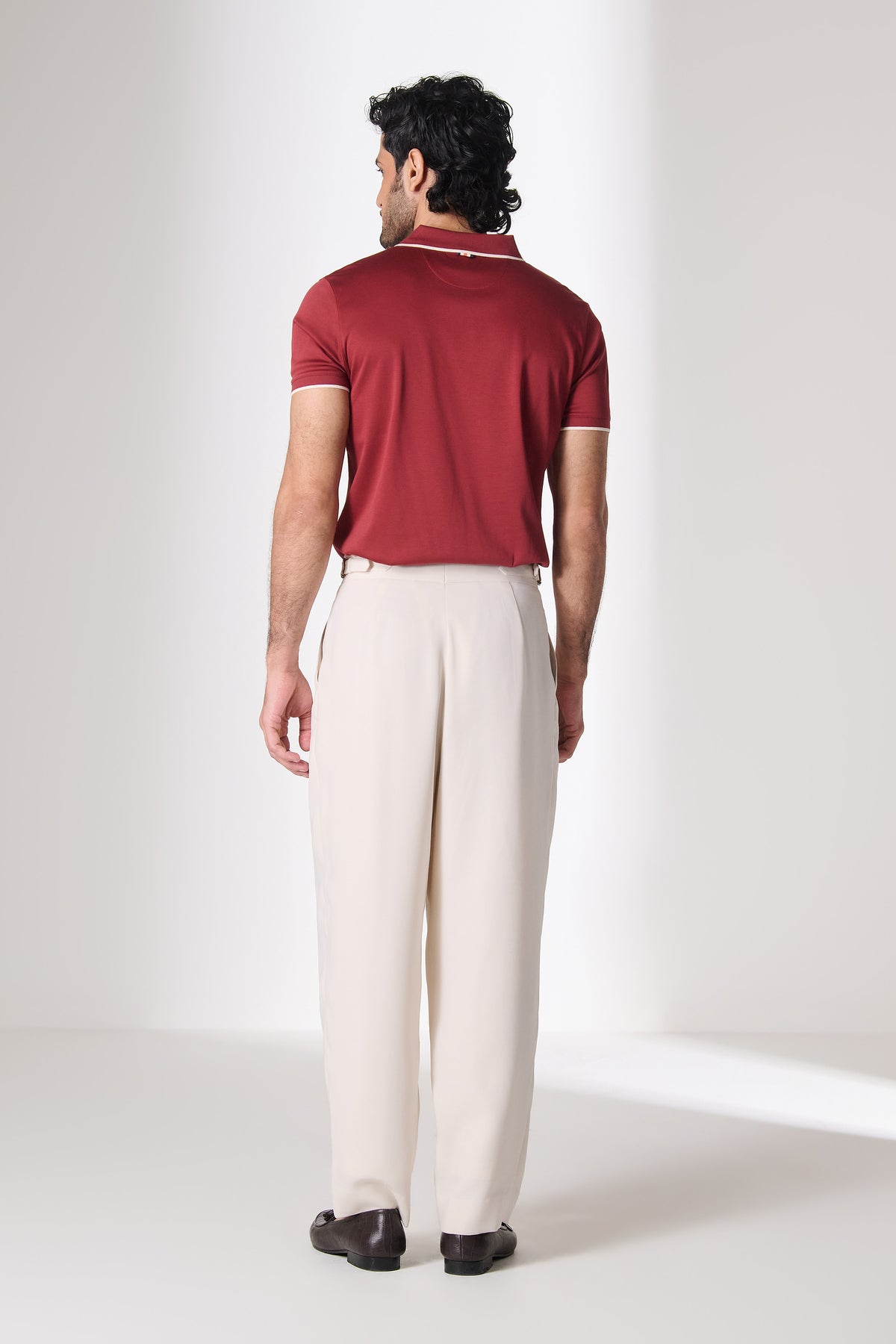SNCC Burgundy Dual Crest Polo