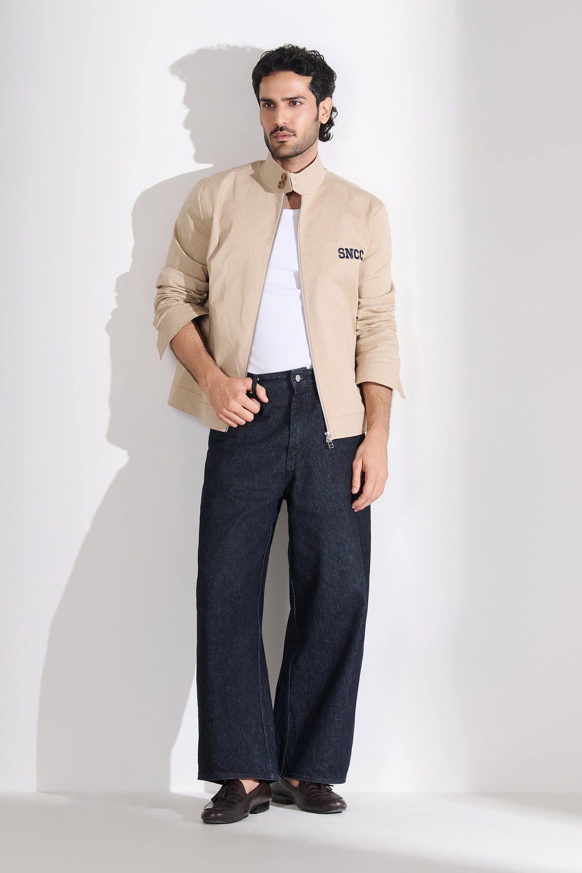 SNCC Beige Zip Jacket