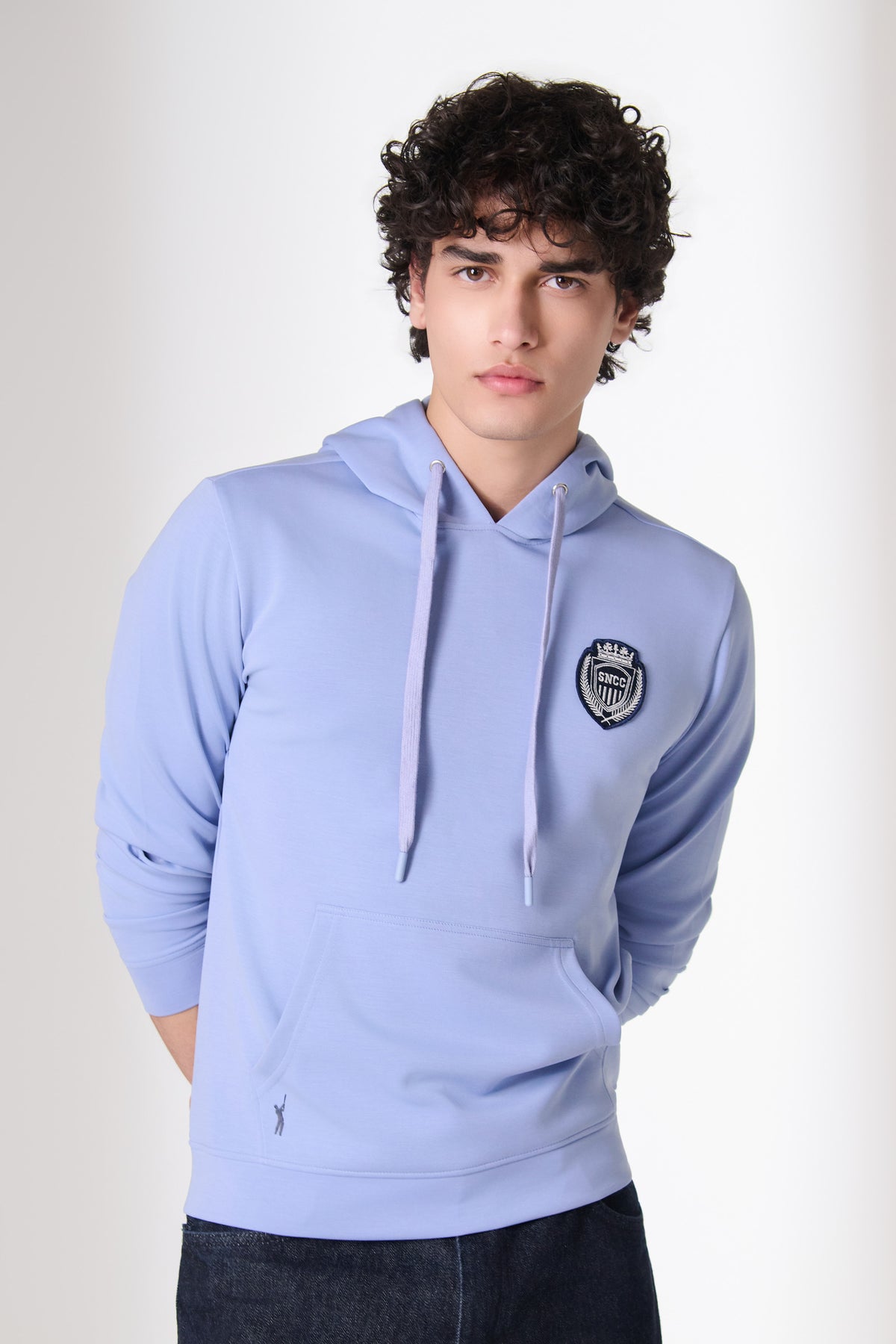 SNCC Light Blue Crest Hoodie