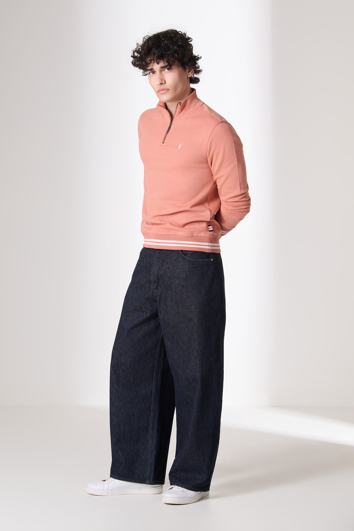 SNCC Clay Pink Quarter Zip Sweatshirt