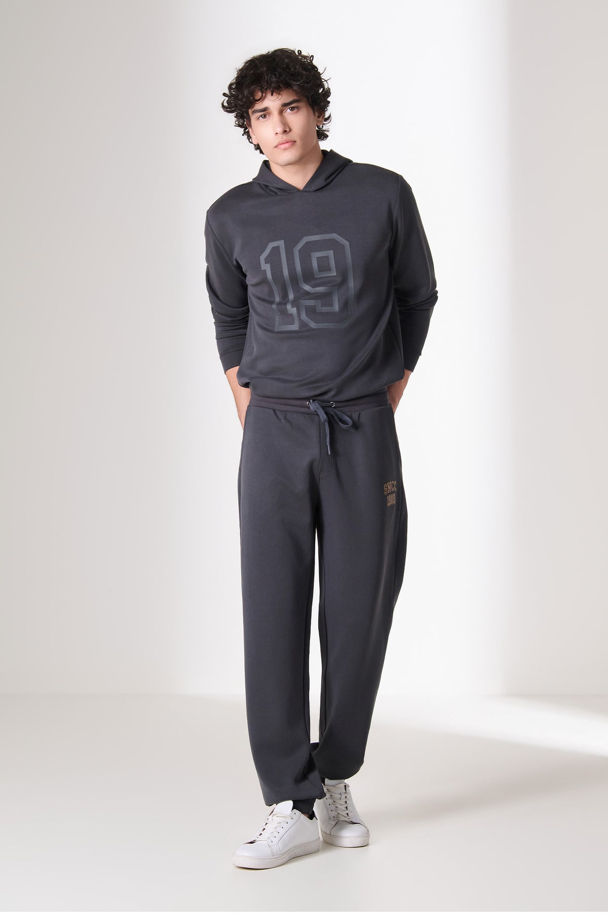 SNCC Charcoal Elasticated Trackpant