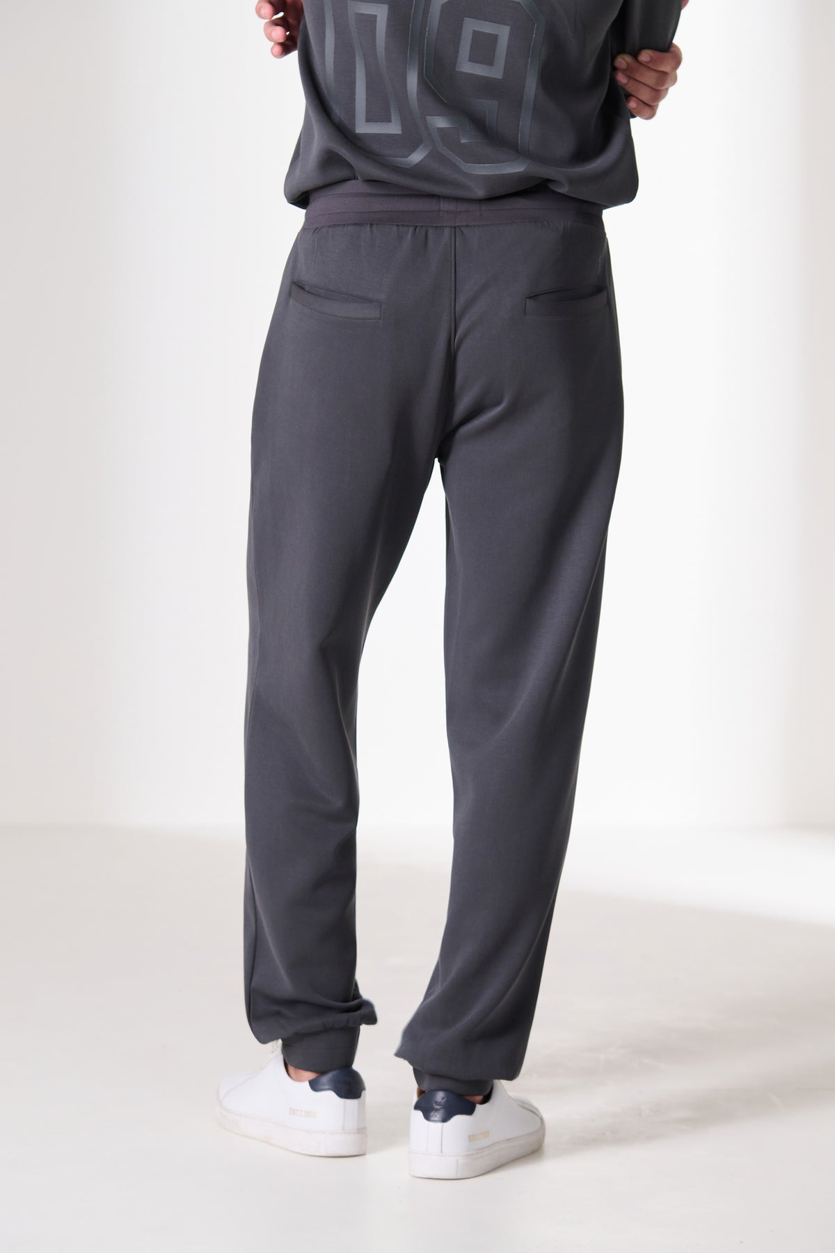 SNCC Charcoal Elasticated Trackpant