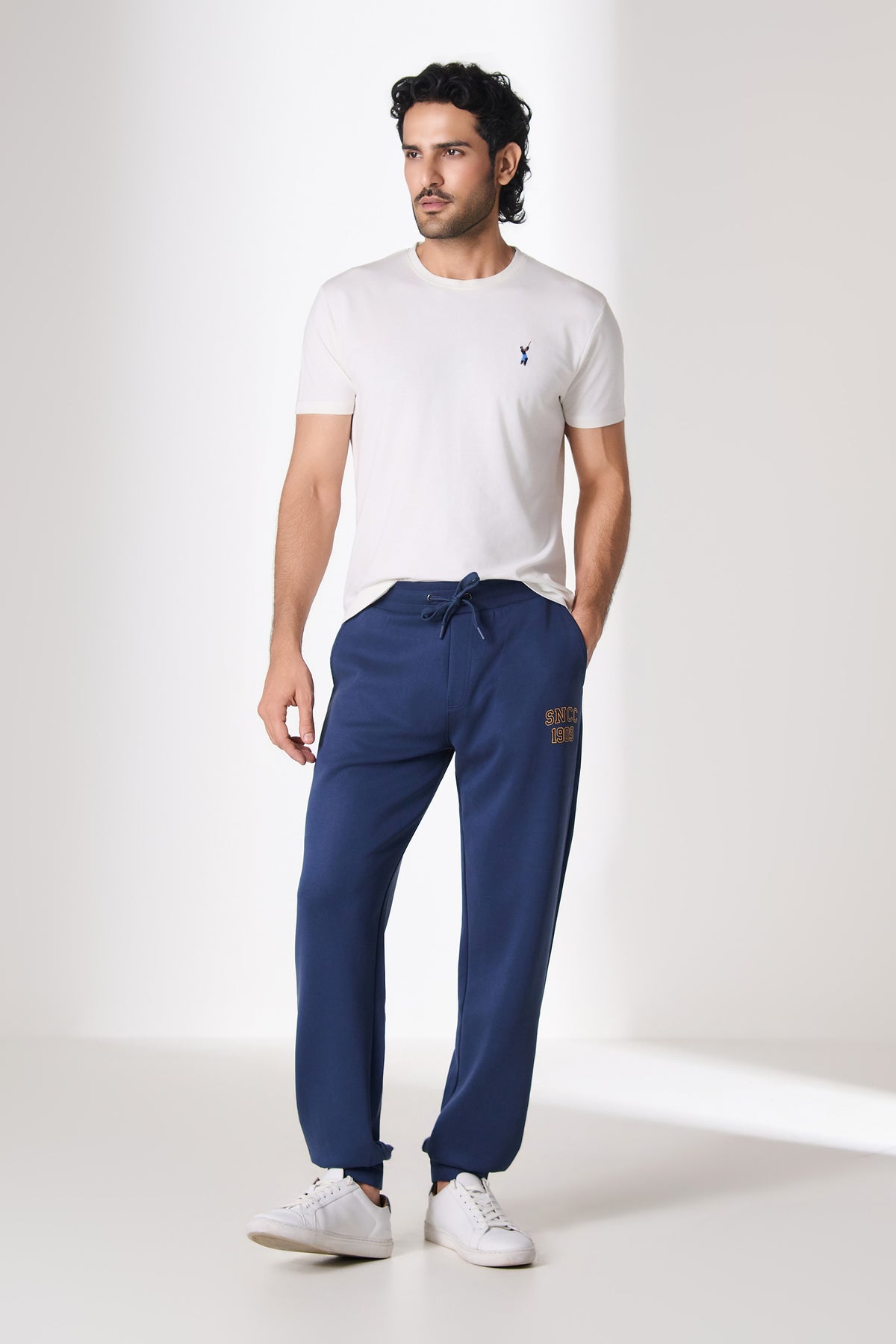 SNCC Navy Elasticated Trackpant